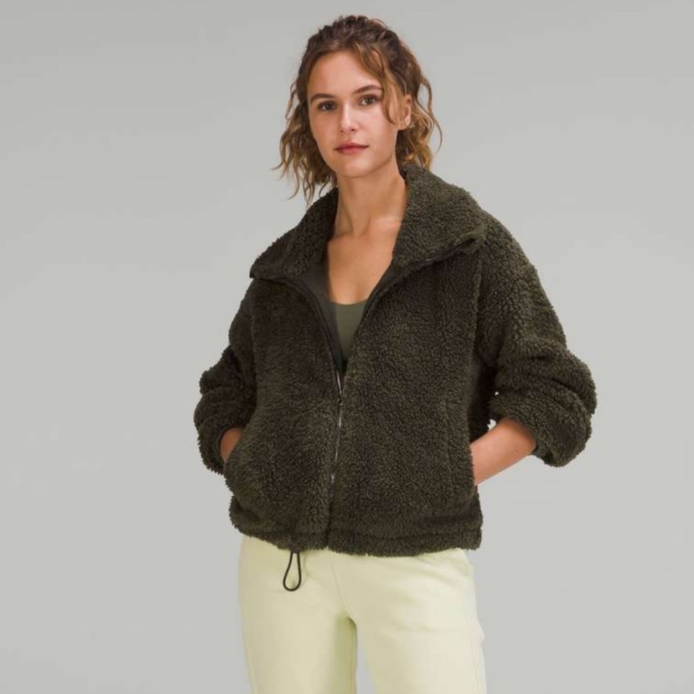 Lululemon Cinchable Fleece Zip-Up